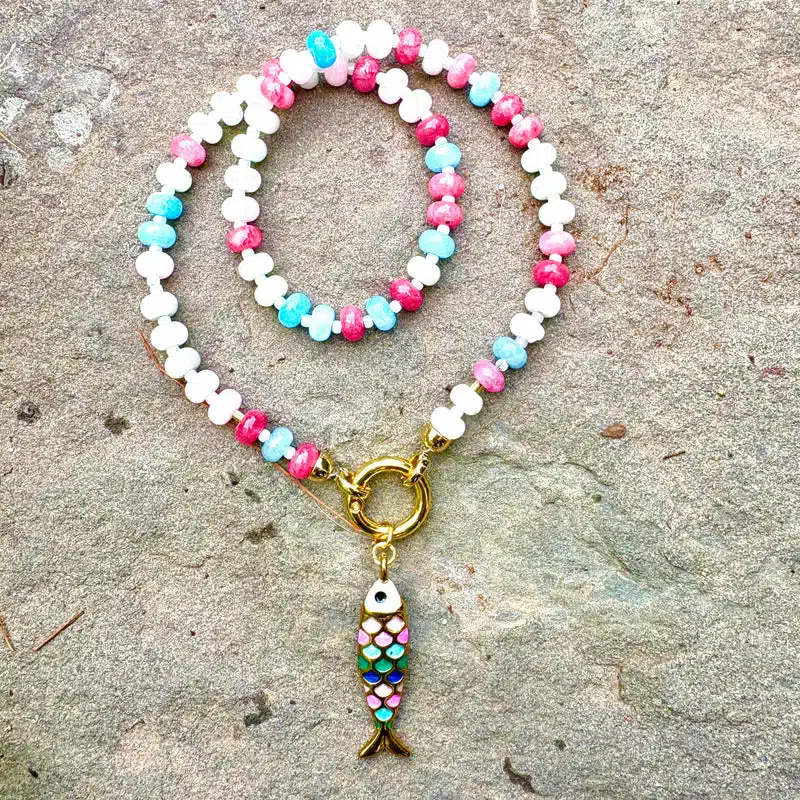 Trend Lab -Abacus Bead Carabiner Charm